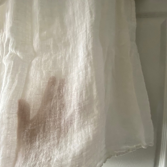 FLAX white linen tunic - Picture 4 of 6